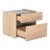 Κομοδίνο Comcie pakoworld σε φυσικό με γκρι απόχρωση 50x42x45.5εκ |  Κομοδίνα στο espiti
