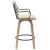ΣΚΑΜΠΟ ΜΠΑΡ JUDI HM9985.01 WHITE WASH Κ.Π.-ΜΑΥΡΟ ΜΕΤΑΛΛΟ-ΜΠΕΖ ΥΦΑΣΜΑ 48x52x92Υεκ |  Σκαμπώ μπαρ στο espiti