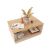 Τραπέζι Monik pakoworld σε oak-ανοιχτό γκρι απόχρωση 90x56x40εκ |  Τραπεζάκια σαλονιού στο espiti
