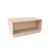 Τραπέζι Monik pakoworld σε oak-ανοιχτό γκρι απόχρωση 90x56x40εκ |  Τραπεζάκια σαλονιού στο espiti