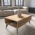Τραπέζι Marla pakoworld σε oak απόχρωση 90x56x40εκ |  Τραπεζάκια σαλονιού στο espiti