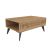 Τραπέζι Marla pakoworld σε oak απόχρωση 90x56x40εκ |  Τραπεζάκια σαλονιού στο espiti