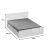 Κρεβάτι διπλό Afina pakoworld σε λευκή glossy απόχρωση 160x200εκ |  Κρεβάτια στο espiti