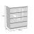 Συρταριέρα Dicama pakoworld mdf σε λευκη glossy απόχρωση 85.5x47x98εκ |  Συρταριέρες -Κονσόλες στο espiti
