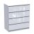Συρταριέρα Dicama pakoworld mdf σε λευκη glossy απόχρωση 85.5x47x98εκ |  Συρταριέρες -Κονσόλες στο espiti