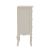 Κομοδίνο Pazlen Inart mdf σε λευκή αντικέ απόχρωση 40x34.5x82εκ |  Κομοδίνα στο espiti