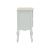 Κομοδίνο Pazlen Inart mdf σε λευκή αντικέ απόχρωση 40x45x65εκ |  Κομοδίνα στο espiti