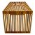 Τραπέζι Marlin pakoworld teak ξύλο σε φυσική απόχρωση 100x50x45εκ |  Τραπέζια στο espiti