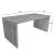 Τραπέζι Marlin pakoworld teak ξύλο σε φυσική απόχρωση 100x50x45εκ |  Τραπέζια στο espiti