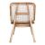 Πολυθρόνα Viborg pakoworld φυσικό teak ξύλο-φυσικό rattan 60x75x87εκ |  Πολυθρόνες σαλονιού στο espiti
