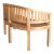 Καναπές διθέσιος Coren pakoworld φυσικό teak ξύλο 130x61x87εκ |  Σαλόνια κήπου στο espiti