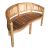 Καναπές διθέσιος Coren pakoworld φυσικό teak ξύλο 130x61x87εκ |  Σαλόνια κήπου στο espiti