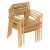 ΠΟΛΥΘΡΟΝΑ MOOSEN HM9936 ΜΑΣΙΦ ΞΥΛΟ TEAK ΣΕ ΦΥΣΙΚΟ 59x60x78,5Υ |  Πολυθρόνες σαλονιού στο espiti