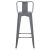 ΣΚΑΜΠΟ BAR ME ΠΛΑΤΗ ΜΕΤΑΛΛΙΚΟ MELITA-PRO HM8643.50 ΓΚΡΙ 42x42x100Υεκ. |  Σκαμπώ μπαρ στο espiti