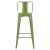 ΣΚΑΜΠΟ BAR ME ΠΛΑΤΗ ΜΕΤΑΛΛΙΚΟ MELITA-PRO HM8643.53 LIGHT OLIVE GREEN 42x42x100Υεκ. |  Σκαμπώ μπαρ στο espiti