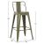 ΣΚΑΜΠΟ ΜΠΑΡ ΜΕΣΑΙΟΥ ΥΨΟΥΣ ΜΕΤΑΛΛΙΚΟ MELITA-PRO HM8574.43 DARK OLIVE GREEN 43x43x88Υεκ. |  Σκαμπώ μπαρ στο espiti