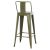 ΣΚΑΜΠΟ BAR ME ΠΛΑΤΗ ΜΕΤΑΛΛΙΚΟ MELITA-PRO HM8643.43 DARK OLIVE GREEN 42x42x100Υεκ. |  Σκαμπώ μπαρ στο espiti