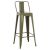 ΣΚΑΜΠΟ BAR ME ΠΛΑΤΗ ΜΕΤΑΛΛΙΚΟ MELITA-PRO HM8643.43 DARK OLIVE GREEN 42x42x100Υεκ. |  Σκαμπώ μπαρ στο espiti
