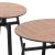 ΣΕΤ 2ΤΜΧ ΤΡΑΠΕΖΙΑ ΣΑΛΟΝΙΟΥ NORTON HM21088 MDF-ΜΕΤΑΛΛΟ Φ80εκ & Φ45εκ |  Τραπέζια στο espiti