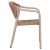 ΠΟΛΥΘΡΟΝΑ ΑΛΟΥΜΙΝΙΟΥ LUCCI HM6266.02 MOKA ΣΚΕΛΕΤΟΣ-P.E.RATTAN ΦΥΣΙΚΟ 58x56x79Υεκ |  Πολυθρόνες κήπου στο espiti