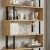 Βιβλιοθήκη Ziza pakoworld σε oak  απόχρωση 90x22x162.6εκ |  Βιβλιοθήκες στο espiti