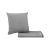 Ριχτάρι MONOCOLORE GREY Βαμβάκι 170 x 180 εκ. MADI |  Ριχτάρια στο espiti