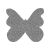 Παιδικό Χαλί GLACIAL GREY BUTTERFLY 160 x 160 εκ. MADI |  Χαλιά Παιδικά στο espiti