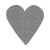 Παιδικό Χαλί GLACIAL GREY HEART 160 x 160 εκ. MADI |  Χαλιά Παιδικά στο espiti