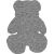 Παιδικό Χαλί GLACIAL GREY TEDDY BEAR 120 x 140 εκ. MADI |  Χαλιά Παιδικά στο espiti
