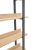 Βιβλιοθήκη Almond pakoworld σε oak-μαύρη απόχρωση 120x29x185εκ |  Βιβλιοθήκες στο espiti