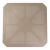 Τραπέζι Icon  pakoworld PP σε απόχρωση cappucino 80x80x74.5εκ |  Τραπέζια κήπου στο espiti