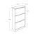 Παπουτσοθήκη μελαμίνης Flat Duo Megapap 18 ζεύγων σε χρώμα λευκό 73x26x119εκ. |  Παπουτσοθήκες στο espiti