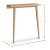Κονσόλα επιτοίχια Fiona Megapap από μελαμίνη χρώμα oak 60x22x73εκ. |  Συρταριέρες -Κονσόλες στο espiti