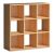 Βιβλιοθήκη Cube Megapap από μελαμίνη χρώμα oak 90x30x90εκ. |  Επιπλα στο espiti