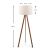 Φωτιστικό δαπέδου Rosling Megapap Mdf/ύφασμα Pvc χρώμα καρυδί/μπεζ 38x21x140εκ. |  Δαπέδου στο espiti