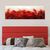 Πίνακας σε καμβά "Red Passion" Megapap ψηφιακής εκτύπωσης 120x40x3εκ. |  Επιπλα στο espiti