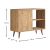 Κονσόλα - μπουφές μελαμίνης Luce Megapap χρώμα pine 80x35x66εκ. |  Συρταριέρες -Κονσόλες στο espiti