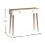 Κονσόλα μελαμίνης Alis Megapap χρώμα pine white 110x29x88εκ. |  Συρταριέρες -Κονσόλες στο espiti