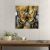 Πίνακας σε καμβά "Golden Butterfly" Megapap ψηφιακής εκτύπωσης 60x60x3εκ. |  Πίνακες στο espiti