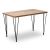 Τραπέζι Roger Megapap Mdf - μεταλλικό χρώμα ακακίας 120x70x75εκ. |  Τραπέζια στο espiti