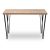 Τραπέζι Roger Megapap Mdf - μεταλλικό χρώμα ακακίας 120x70x75εκ. |  Τραπέζια στο espiti
