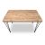 Τραπέζι Roger Megapap Mdf - μεταλλικό χρώμα ακακίας 120x70x75εκ. |  Τραπέζια στο espiti
