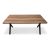 Τραπέζι Jeremy Megapap Mdf - μεταλλικό χρώμα καρυδί 140x80x75εκ. |  Τραπέζια στο espiti