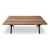 Τραπέζι Walter Megapap Mdf - μεταλλικό χρώμα καρυδί 200x100x75εκ. |  Τραπέζια στο espiti