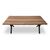 Τραπέζι Walter Megapap Mdf - μεταλλικό χρώμα καρυδί 200x100x75εκ. |  Τραπέζια στο espiti