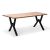 Τραπέζι Walter Megapap Mdf - μεταλλικό χρώμα ακακίας 140x80x75εκ. |  Τραπέζια στο espiti