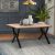 Τραπέζι Walter Megapap Mdf - μεταλλικό χρώμα ακακίας 140x80x75εκ. |  Τραπέζια στο espiti