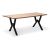 Τραπέζι Walter Megapap Mdf - μεταλλικό χρώμα ακακίας 160x80x75εκ. |  Τραπέζια στο espiti