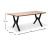 Τραπέζι Walter Megapap Mdf - μεταλλικό χρώμα ακακίας 160x80x75εκ. |  Τραπέζια στο espiti