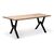 Τραπέζι Walter Megapap Mdf - μεταλλικό χρώμα ακακίας 160x80x75εκ. |  Τραπέζια στο espiti